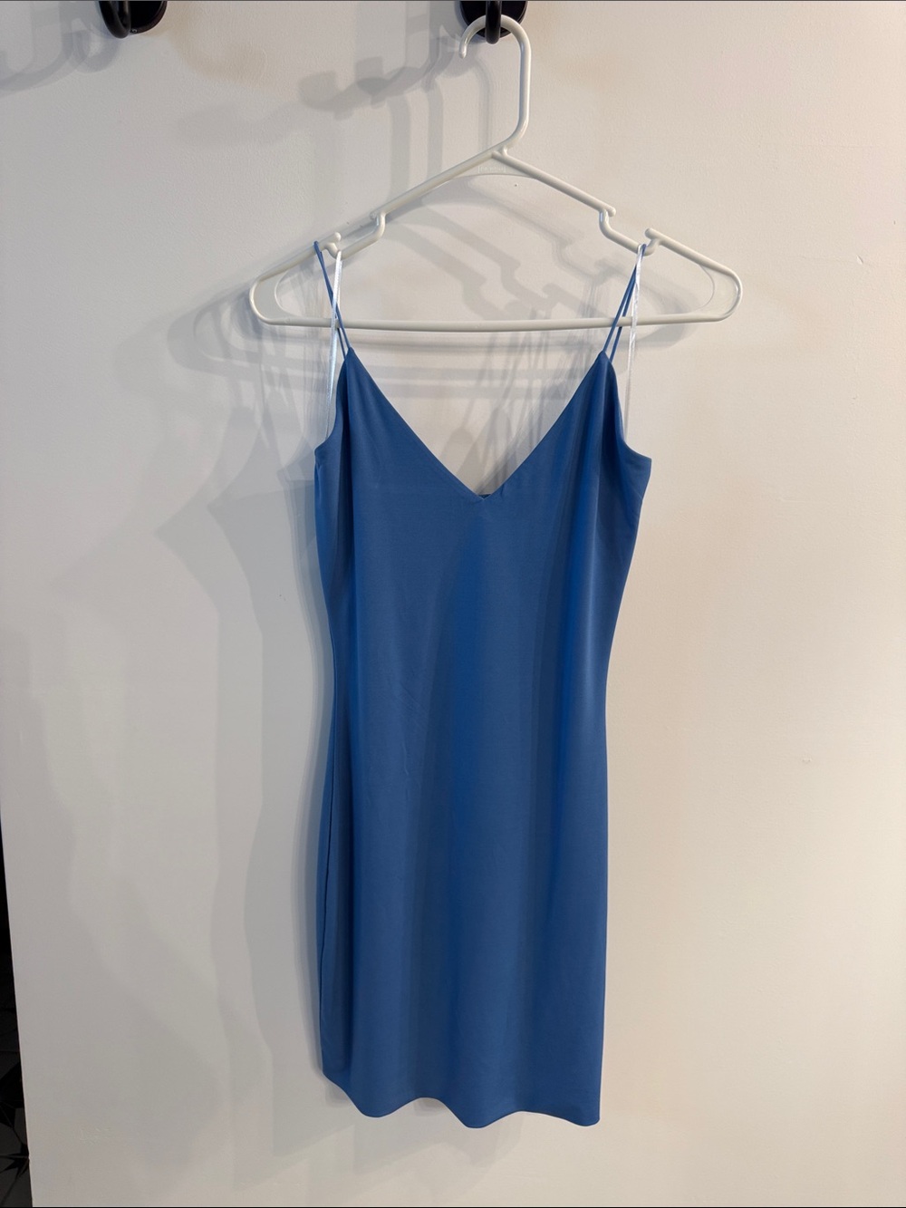 Love Tree Blue Slip bodycon Mini Dress